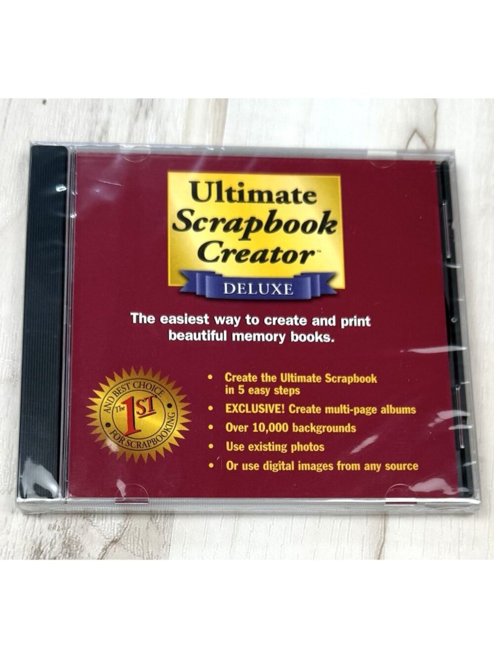 Ultimate Scrapbook Creator Deluxe Software for Windows 95/98 CD-Rom NIP NEW
